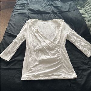 Soft Surrounding Women's White Wrap Top